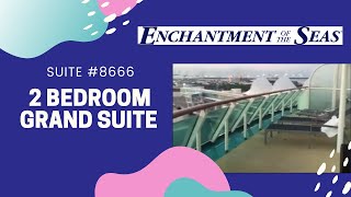 Enchantment of the Seas suite8666 RCCL 2 bedroom Grand Suite [upl. by Carolan789]