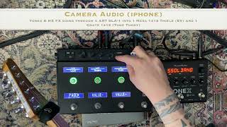 Tonex Pedal and Line6 HX Effects  Stereo Cab and DI Tones [upl. by Trinee181]