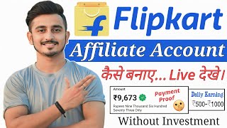 How To Create Flipkart Affiliate Account 2024  How to activate flipkart creator studio [upl. by Silvanus]