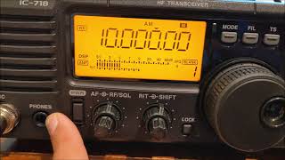 Icom IC 718 HF Transceiver Quick Review [upl. by Naehgem]