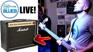 Marshall DSL40CR Amplifier Live Tones Blues Jam [upl. by Bianca]