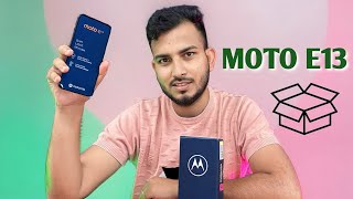 MOTOROLA E13 UNBOXING AND REVIEW [upl. by Persis]