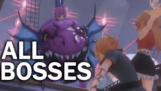 World of Final Fantasy All Bosses and Ending 1080p 60fps [upl. by Fonzie]