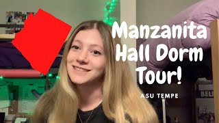 Manzanita Hall Dorm TourASU Tempe [upl. by Aoh]