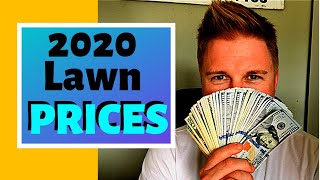 Lawn Care How to Price  2021 GUIDE  FREE [upl. by Ycnej992]