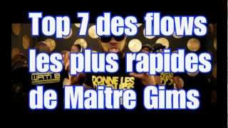 Les flows les plus rapides de Maitre Gims  Compilation 1 [upl. by Amolap118]