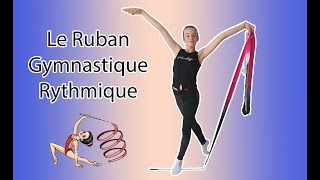 Manipulations de base au ruban Gymnastique Rythmique Gymnastics Ribbon [upl. by Nilecoj]