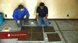 SnapStone Porcelain Tile Installation  Floor Installation [upl. by Arihsat]