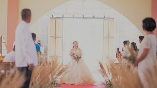 Simple Church Wedding Ceremony  Wedding Procession [upl. by Coplin]