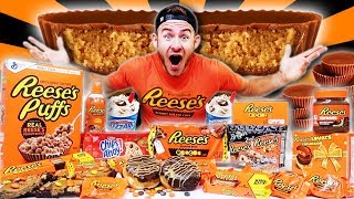 THE REESES OVERLOAD CHALLENGE 18000 CALORIES [upl. by Ahseinat]