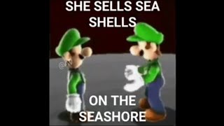 Luigi Sells Seashells By The Sea Shore 1 Hour [upl. by Trumaine227]