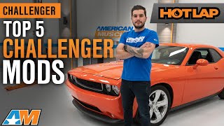 Top 5 Mods For Your 2009  2014 Dodge Challenger – Hot Lap [upl. by Raquela]