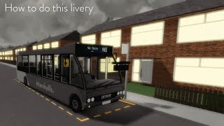 How to livery interior and part reduce a bus on roblox [upl. by Ahsinwad]