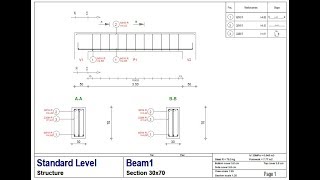 LESSON11 DESIGNING A SINGLE RC BEAM IN AUTODESK ROBOT STRUCTURAL ANALYSIS [upl. by Audly]