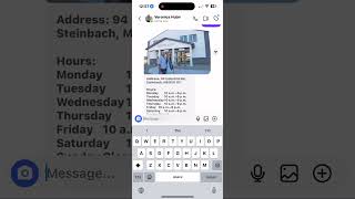 Example of a rulebased information chatbot on Instagram [upl. by Dar528]