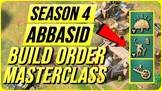 THE BEST Season 4 Abbasid Build Order [upl. by Hcir]