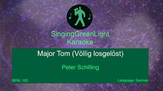 Peter Schilling  Major Tom Völlig losgelöst  Karaoke Version With vocal reverb [upl. by Nerac]