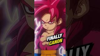 Super Saiyan 4 Is FINALLY Canon in Dragon Ball Daima dbz dragonball goku [upl. by Ainahtan]