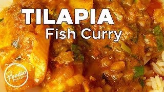 Fish Curry  How to cook Tilapia Fish Curry  Indian Style Fish Gravy Curry Recipe  Chepala Iguru [upl. by Belcher]