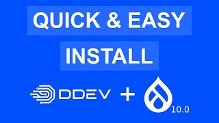 Drupal 10 Quick and Easy Installation with DDEV  Drupal Tutorial [upl. by Fisuoy]