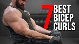 7 BEST Dumbbell Bicep Exercises YOU NEED [upl. by Nosremaj865]