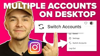 How to Login to Multiple Accounts on Instagram Desktop  NEW FEATURE [upl. by Dani]