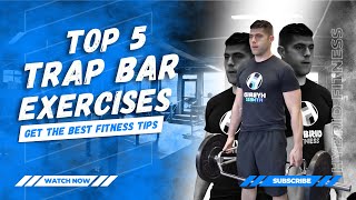 Top 5 Trap Bar Exercises Hex Bar [upl. by Aicnelav]