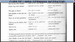 Curs de limba Germana incepatori temadictionar  Lectia 2 [upl. by Jopa]