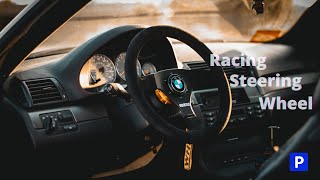 Installing A Racing Steering Wheel On the M3 Sparco Steering wheel [upl. by Waneta]