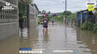 Inundaciones en Choloma por Tormenta Sara [upl. by Eenrahc]