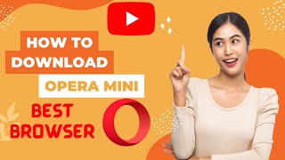 How to install opera mini in your laptop or pc Best way [upl. by Ihpen]