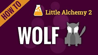 How to make a WOLF in Little Alchemy 2 [upl. by Ettenna]