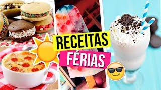 RECEITAS FÁCEIS PRA FAZER NAS FÉRIAS  5 MIN [upl. by Aisila]