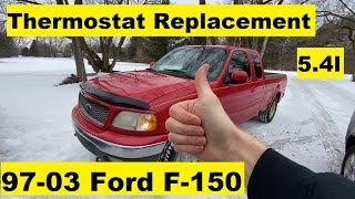 Easy 20112023 F150 Thermostat Change in 10 min [upl. by Nived]