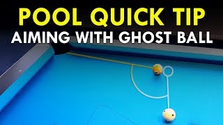 Pool Quick Tip  Ghost Ball Aiming System [upl. by Eico]