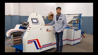 Fastest Paper Bag Making Machine  Servo Motor  500 Bags per min  Made in India  Sahil Graphics [upl. by Ecirtal]