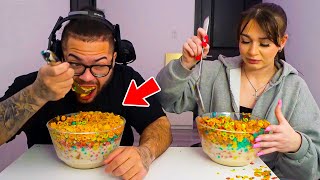 MindOfRez 10000 Calorie Cereal Diet with Girlfriend [upl. by Eicnahc]