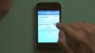 How to Delete Autofill Entry on iPhone  iPhone FAQs [upl. by Ahsekahs]