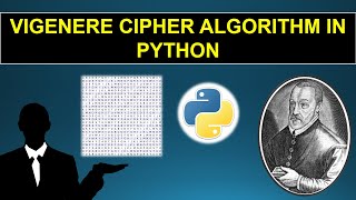 Vigenere cipher algorithm in Python   AK [upl. by Zelazny595]