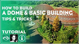 ▶ How to Build A Dome amp Basic Building in Planet Zoo Tutorial  Tips amp Tricks [upl. by Beulah]