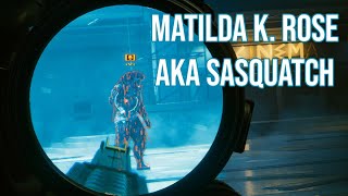 How to defeat Matilda K Rose aka Sasquatch in Cyberpunk 2077  I Walk The Line [upl. by Eillime]