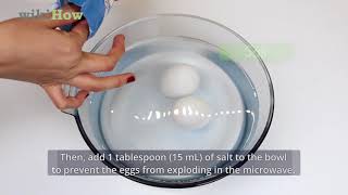 How to Hardboil Eggs in a Microwave [upl. by Ainahpets]