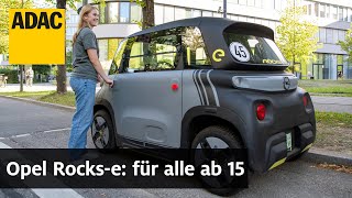 Der Opel Rockse im Schnelltest Reichweite Komfort amp Preis  ADAC [upl. by Ddahc]