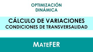 Optimización Dinámica  Condiciones de Transversalidad [upl. by Correna434]