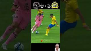 Al Nassr Destroyed Inter Miami 60 Ronaldo mỉm cười với Messi 😅😅 football ronaldo​ youtube​ [upl. by Hax]