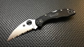 The Spyderco Wharncliffe Delica A Quick Shabazz Review [upl. by Locklin]