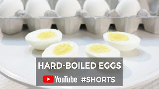 How to Make Hard Boiled Eggs Shorts  Easy HardBoiled Eggs Recipe [upl. by Salot627]