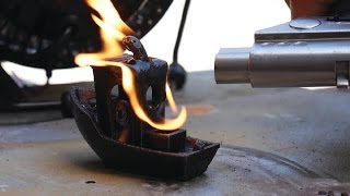 Do 3D Prints Catch Fire ABS  PLA  PETG Burn Test  Episode 1 [upl. by Ieluuk103]