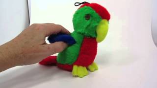 Multipet Talking Parrot Dog Toy [upl. by Ntsud]