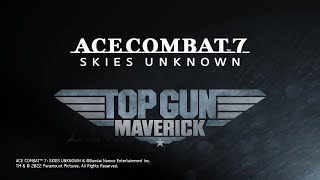 ACE COMBAT™ 7 SKIES UNKNOWN  TOP GUN Maverick Aircraft Set ティザートレーラー [upl. by Bear]